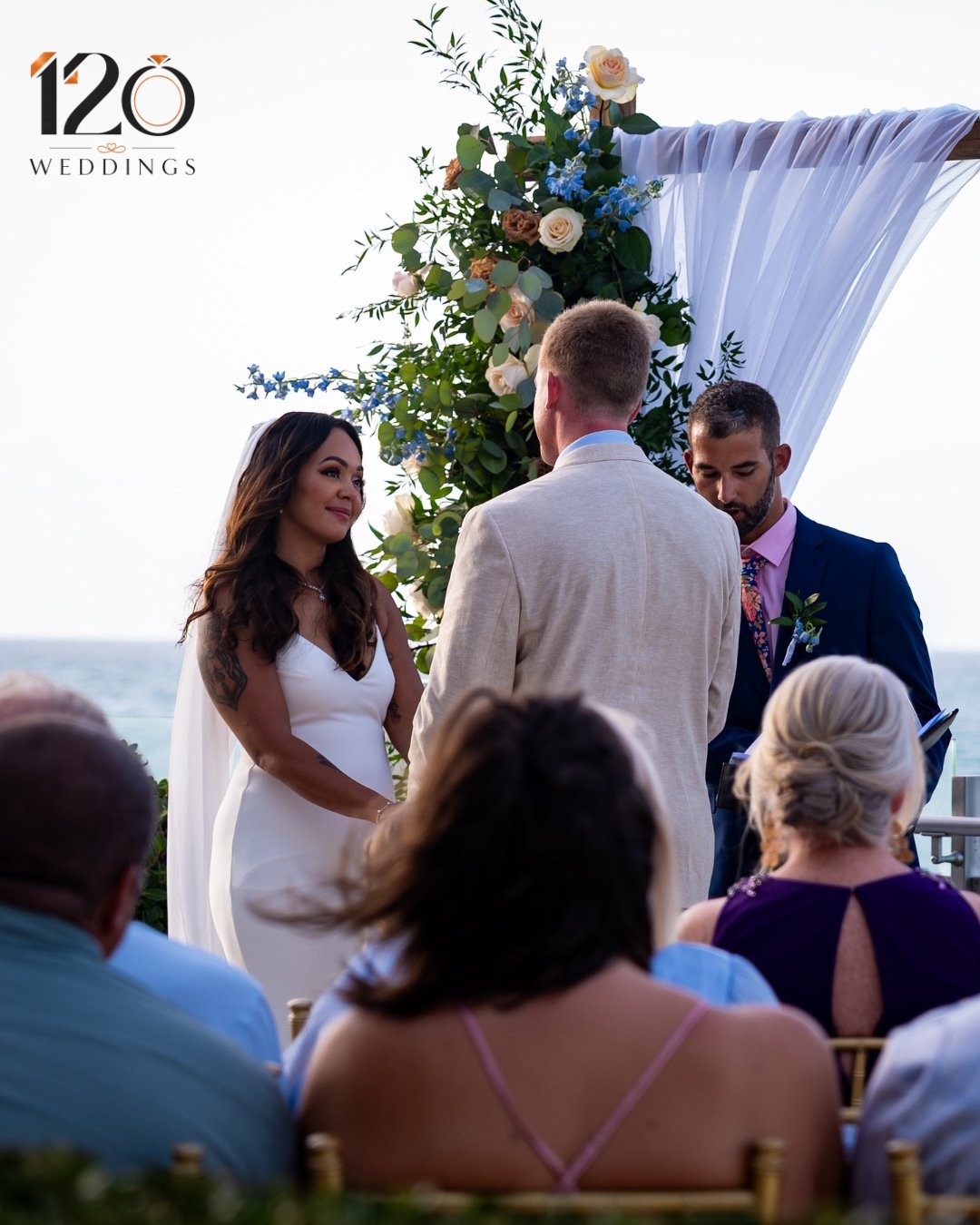 Guests during the ceremony