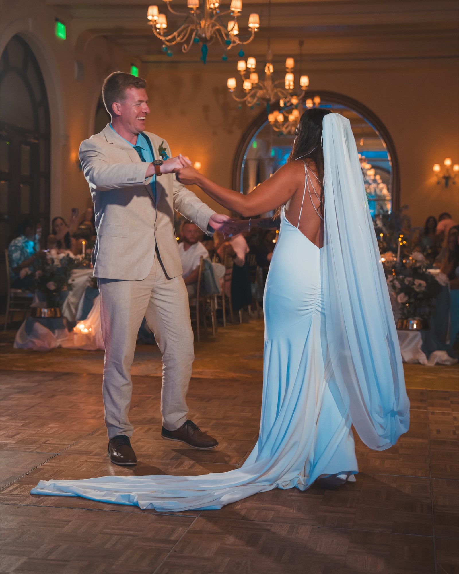 Guests watching the first dance